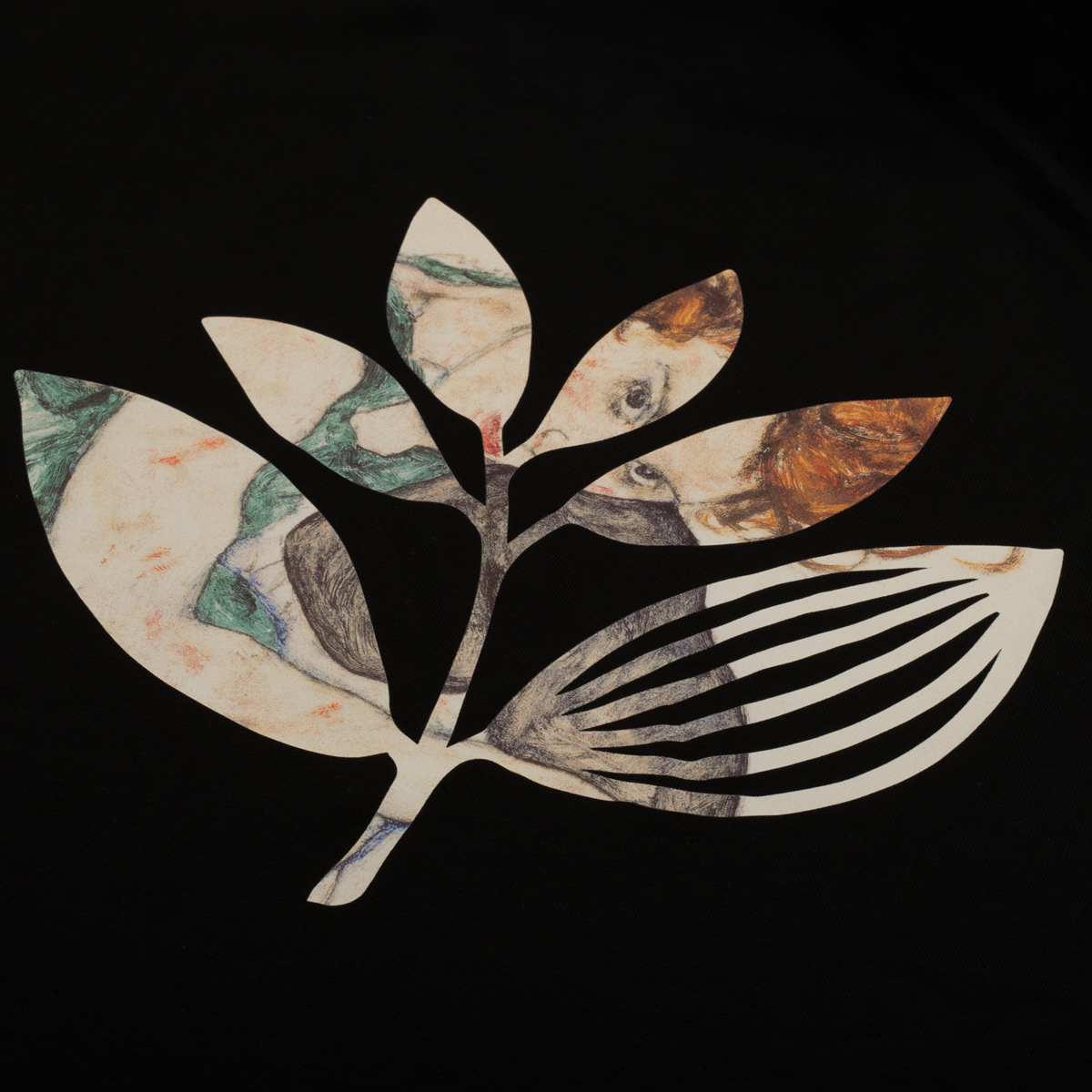 MAGENTA VIENNA TEE BLACK  - Tôpette Skateboards & Lifestyle